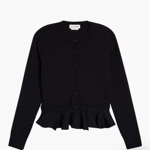 Alexander McQueen Peplum Cardigan